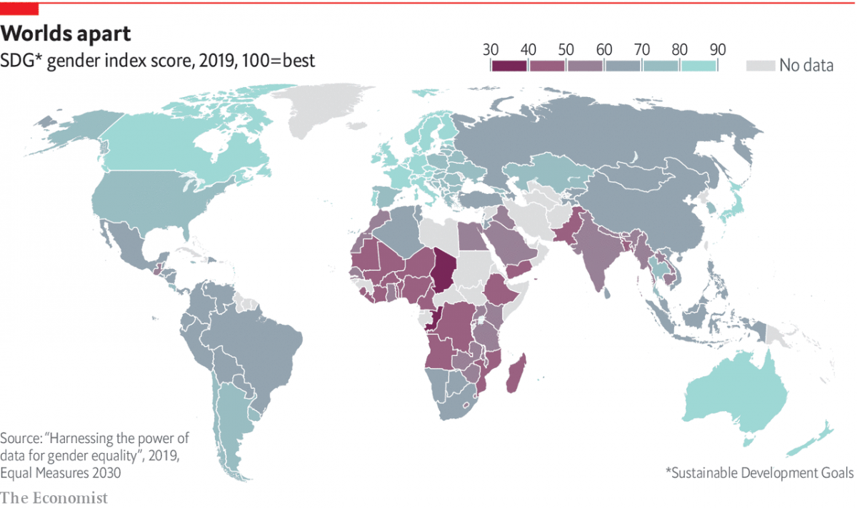 Le monde est loin d’avoir atteint son objectif d’égalité des genres – The Economist